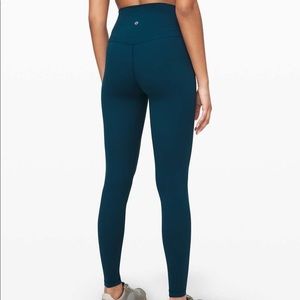Lululemon Align pant 25” size 2 Nocturnal Teal